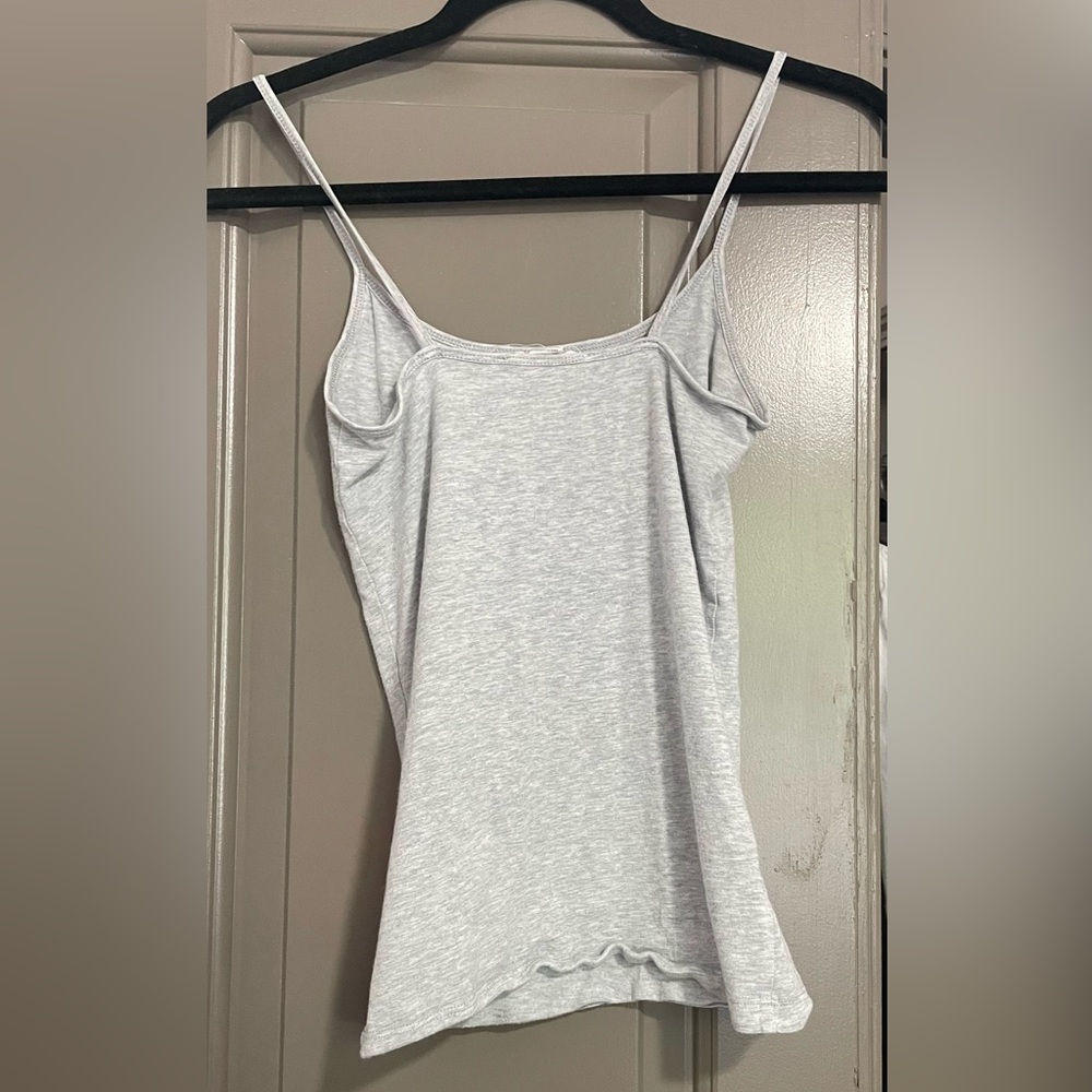 Gray Camisole Tank Top - size small - Picture 2 of 3